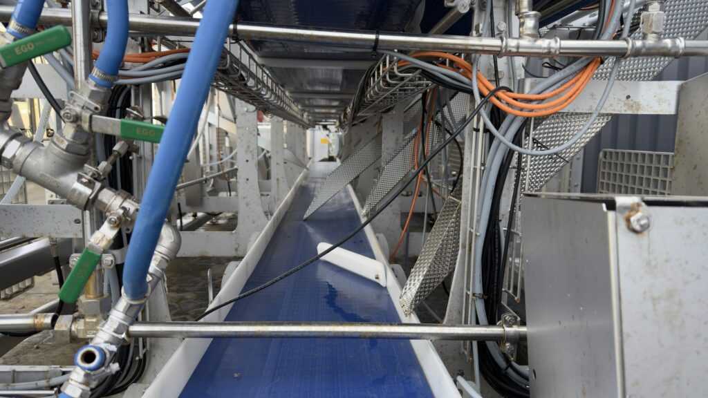 Linia sortująca VALKA przetwórstwo rybne przenośniki