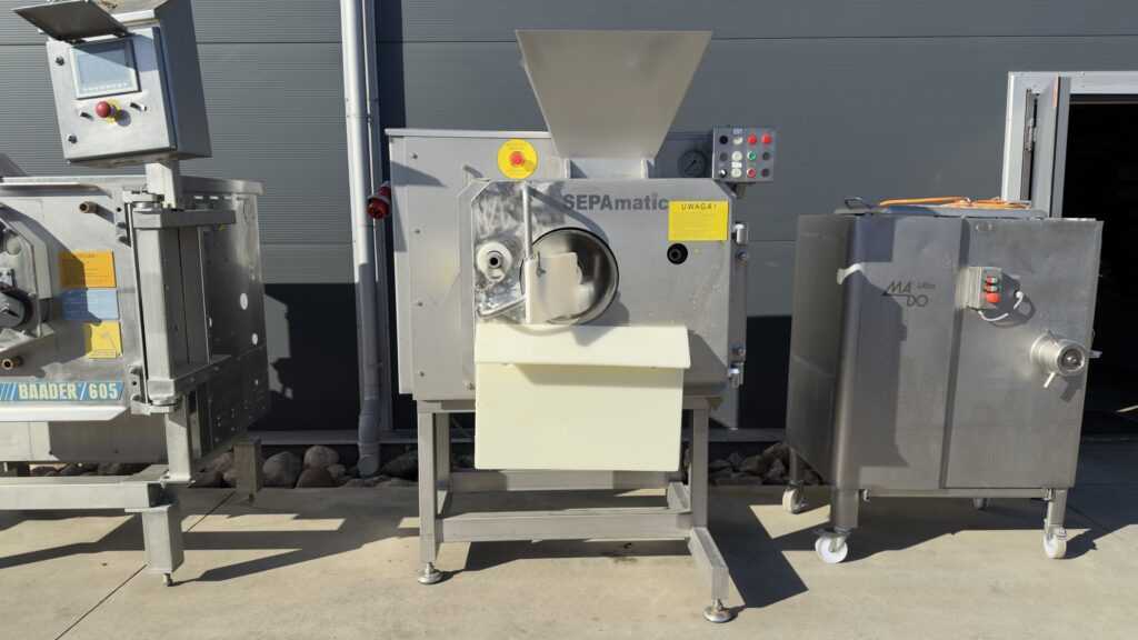 Separator mięsa SEPAmatic maszyna do separacji pasowej BMC MachFood